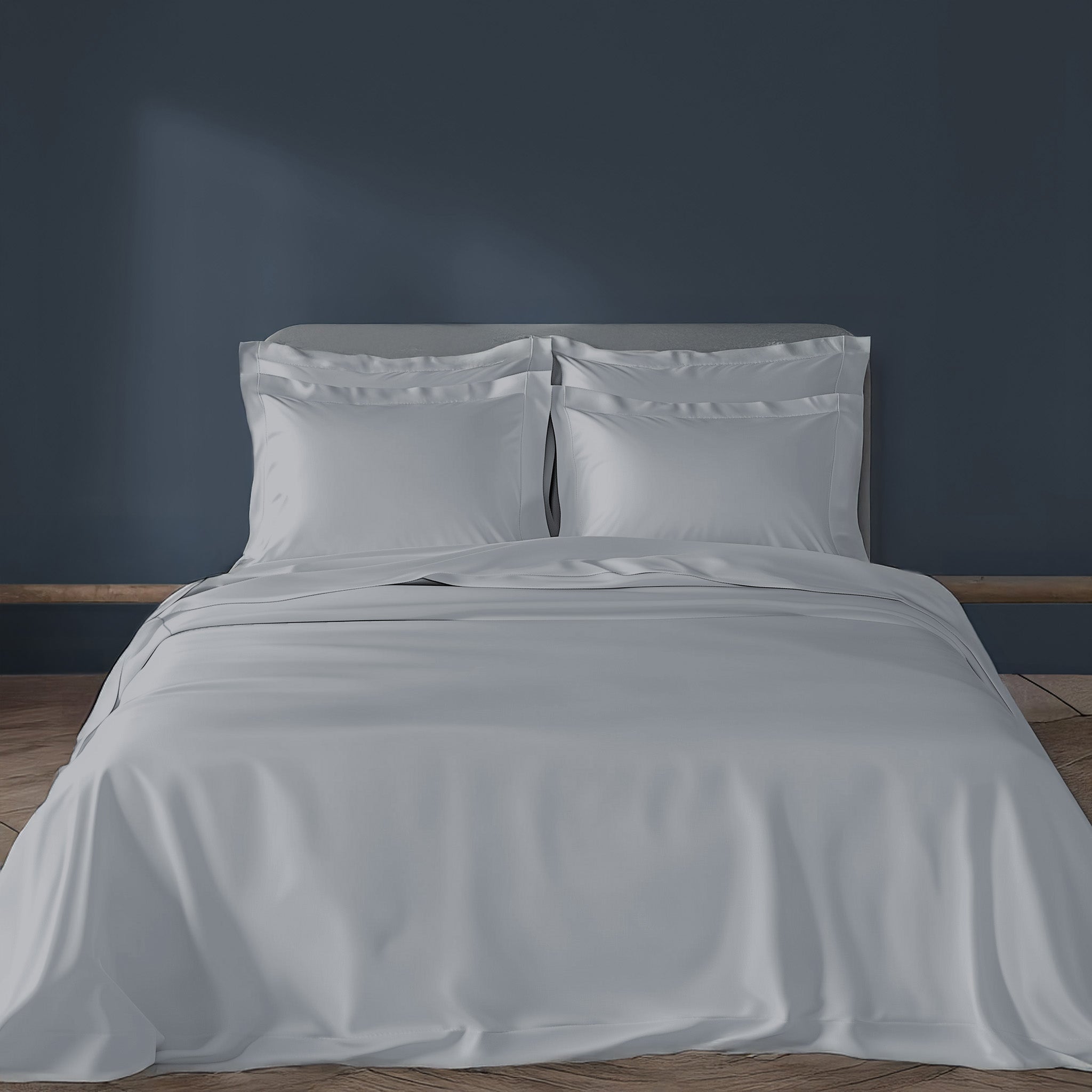 Biancheria per Hotel e B&B - Lenzuola percalle di cotone colore perla