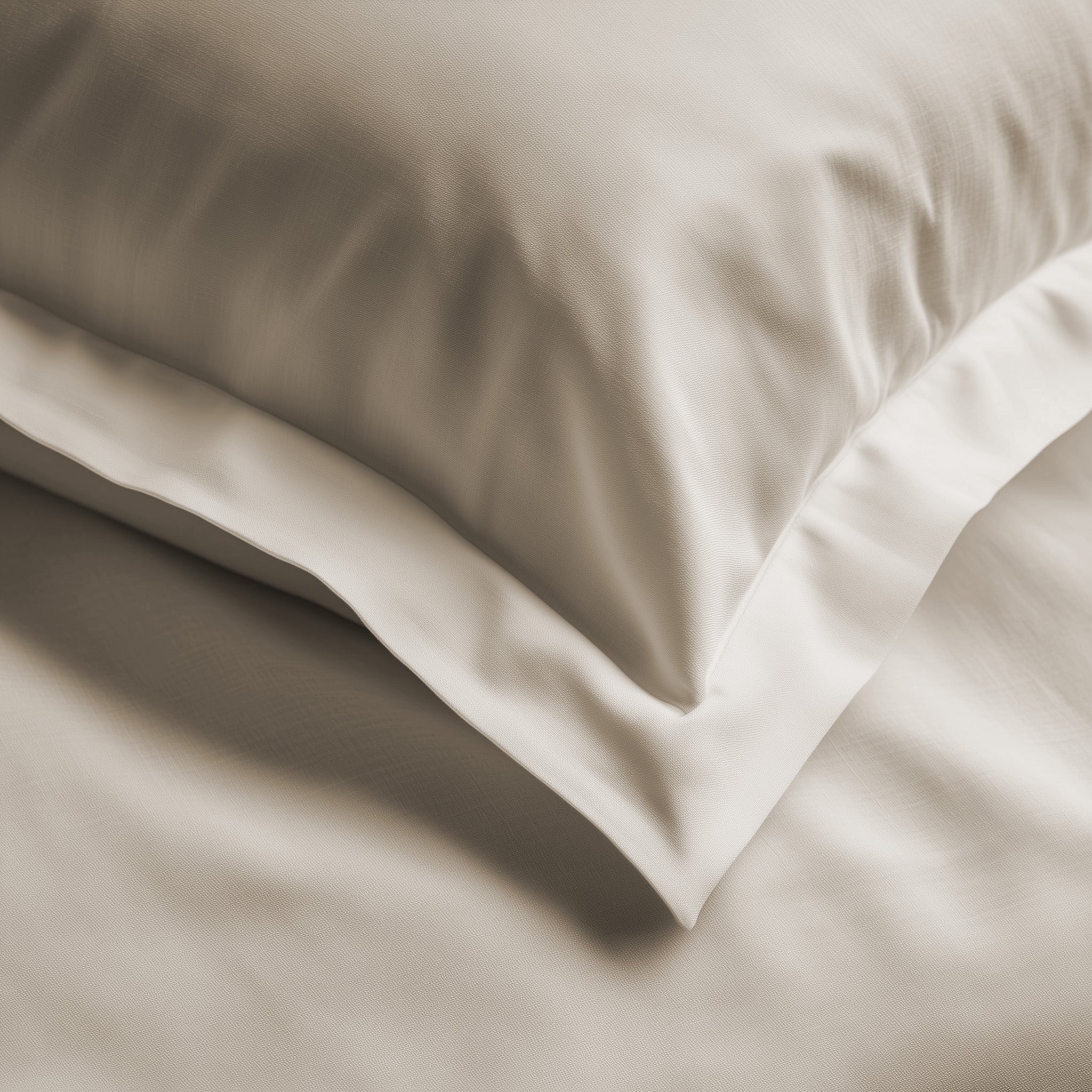 Biancheria per Hotel e B&B - Lenzuola percalle di cotone colore panna