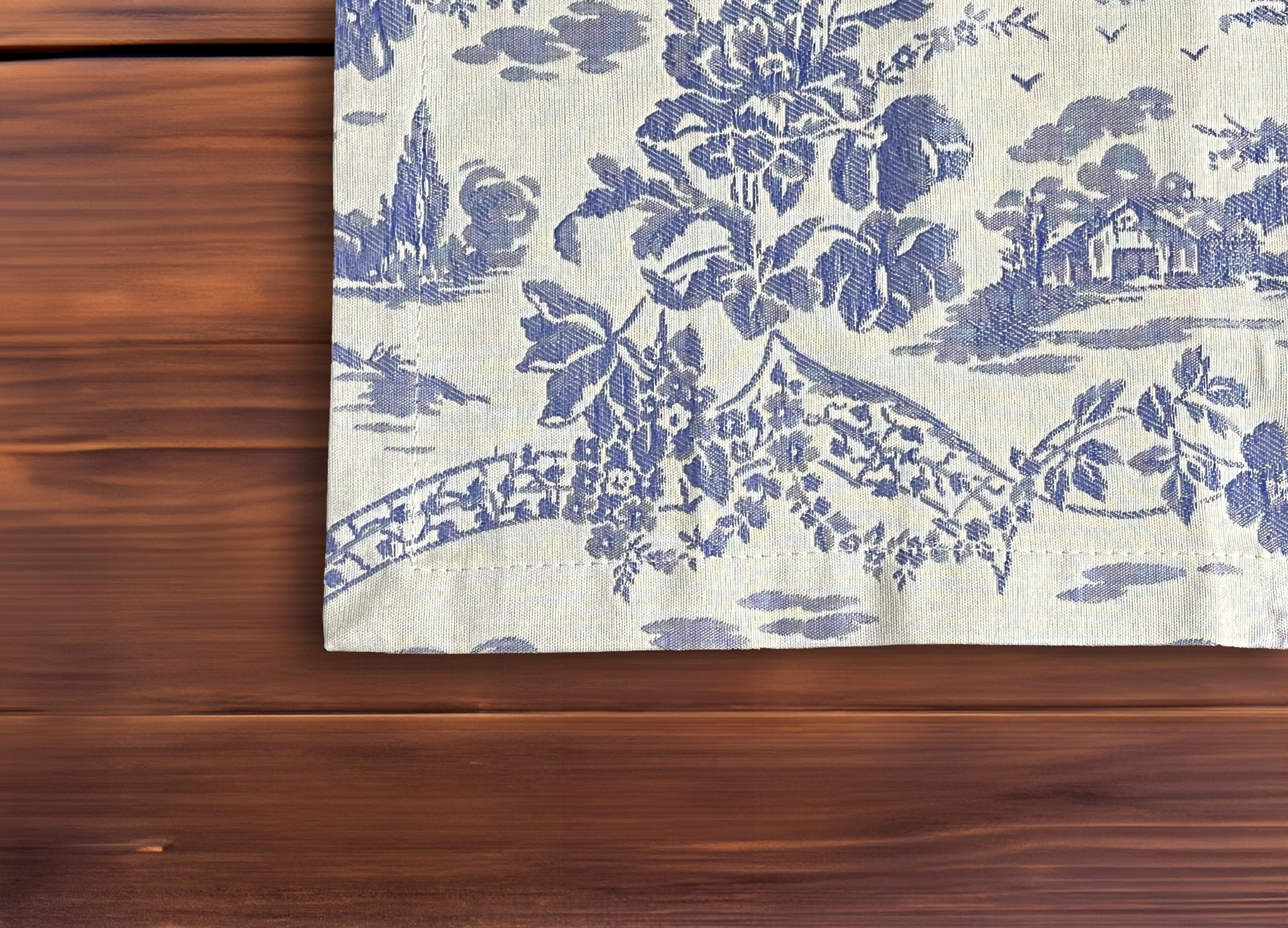 Tovaglioli di stoffa - Tovaglioli cotone disegno Toile de Jouy