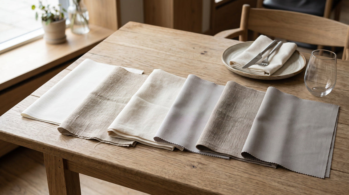 Qual è il miglior tessuto per le tovaglie di un ristorante? Lino, cotone, misto o poliestere