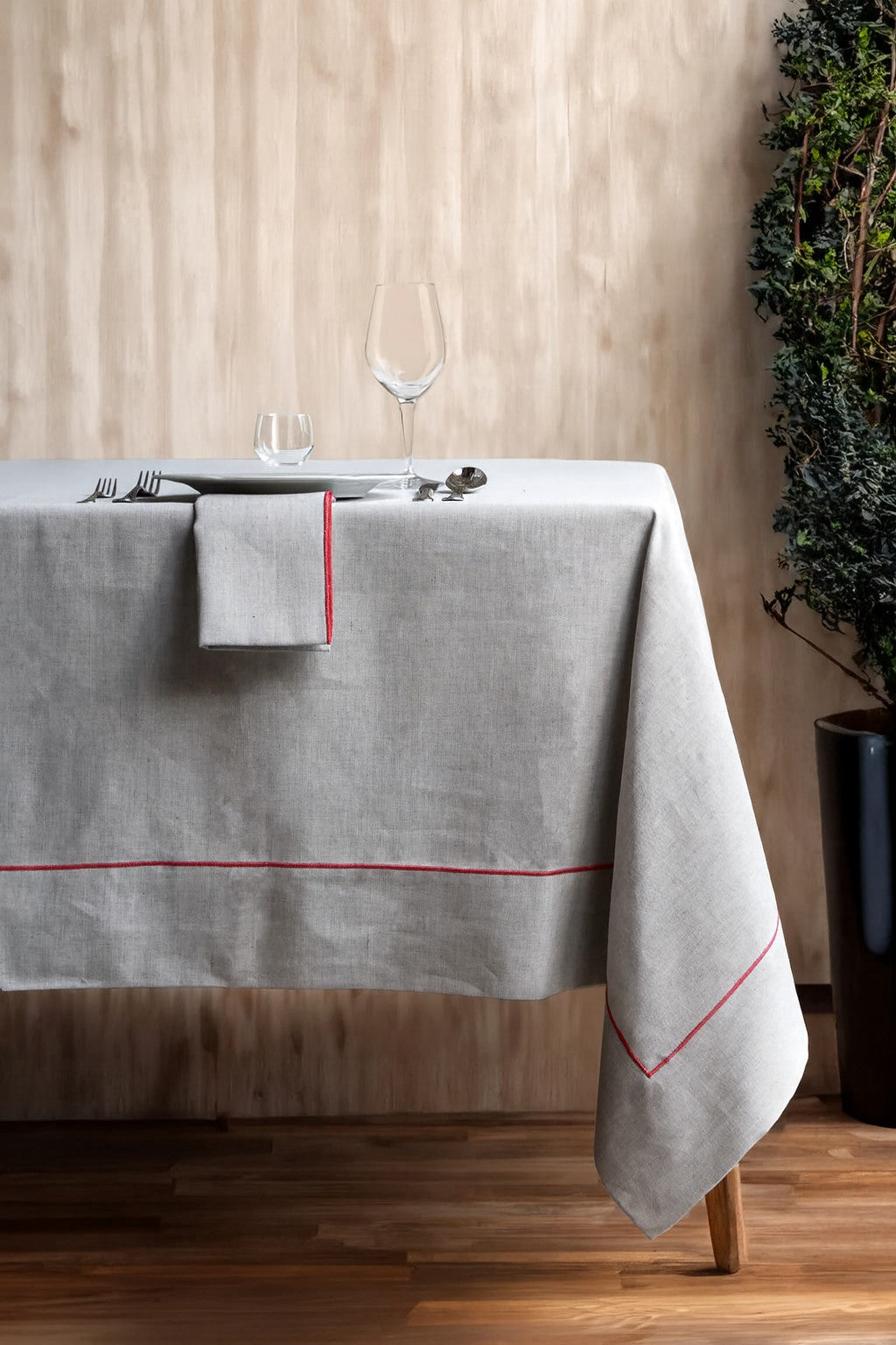Tablecloths - Cotton and linen tablecloth - Colorful cord tablecloth