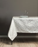 Tovaglie da tavola - Tovaglia cotone poliestere - Tovaglia bianca con disegno tessuto jacquard