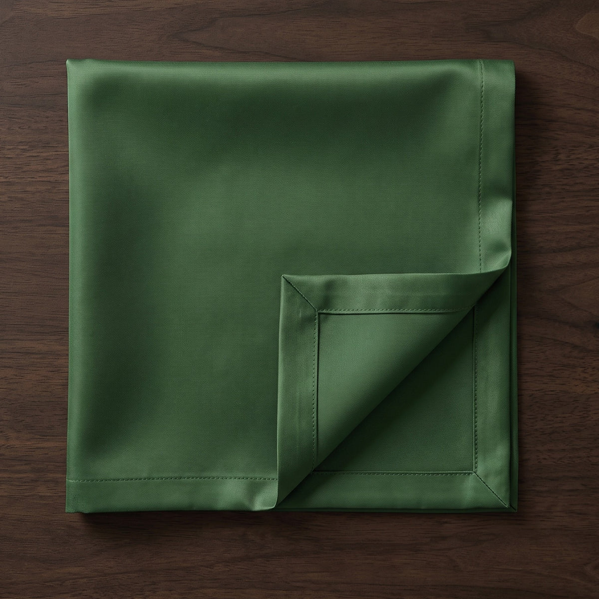 Tovagliolo 40×40 verde in raso di cotone e poliestere