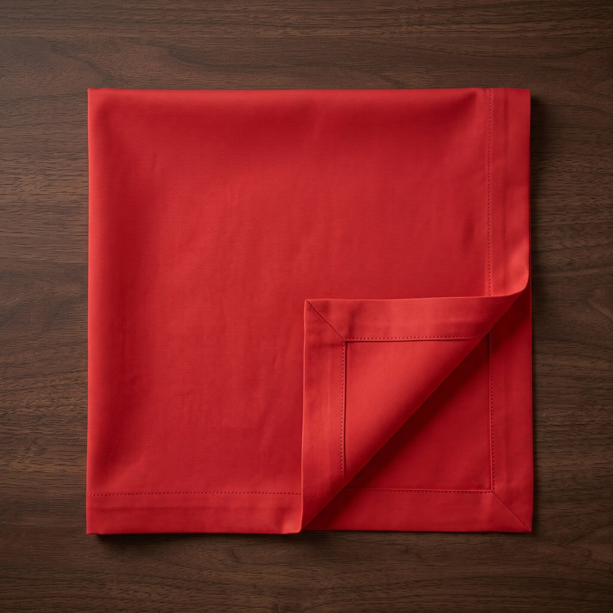 Tovagliolo Smeraldo 40×40 rosso in raso di cotone