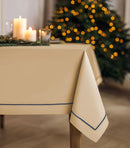 Tablecloths - Stain-resistant tablecloth - Dove-colored polyester tablecloth
